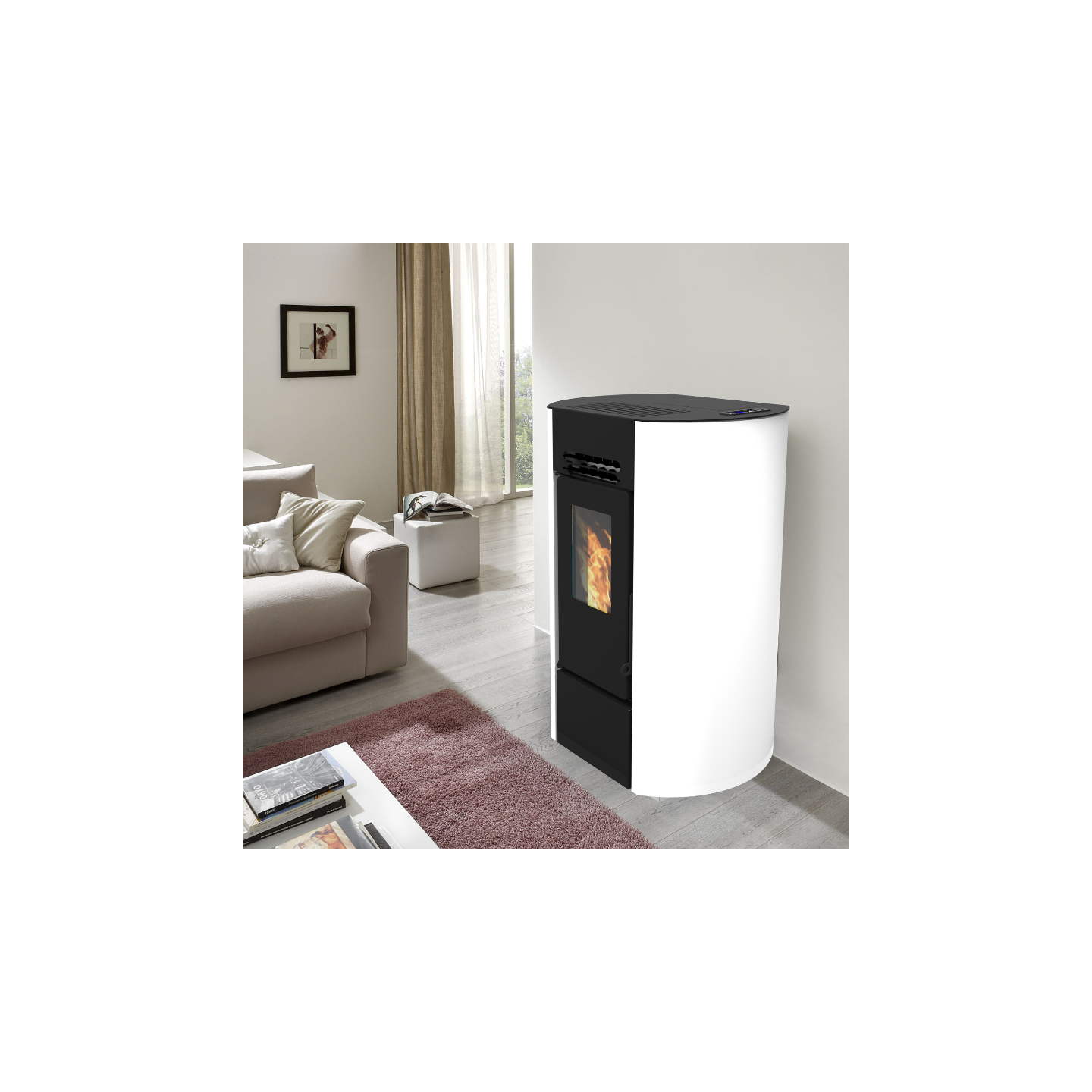 Poêle à granules étanche - LVZ LEANDRO 9 UP