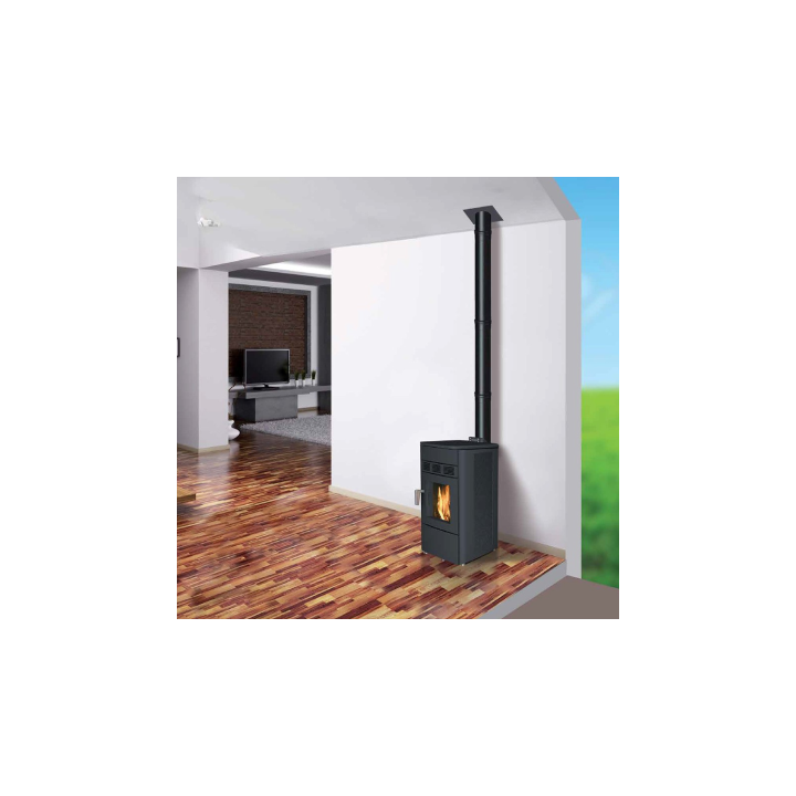 KIT CONDUIT DOUBLE FLUX VERTICAL - DESSUS