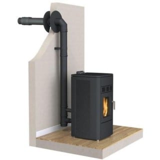 KIT CONDUIT VENTOUSE SORTIE FAÇADE - ARRIÈRE