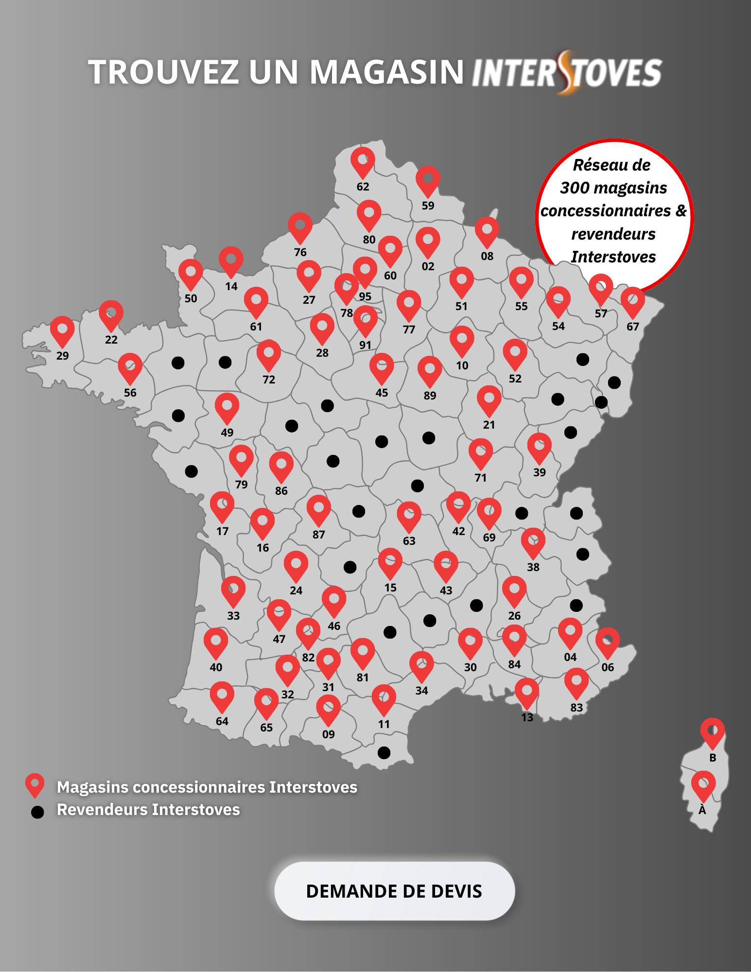 carte france interstoves